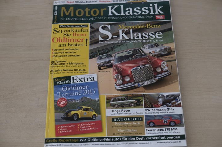Deckblatt Motor Klassik (04/2013)